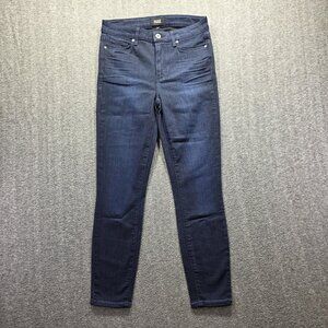 Paige Hoxton Ankle Jeans Womens 29 Blue Dark Wash Skinny Stretch Denim